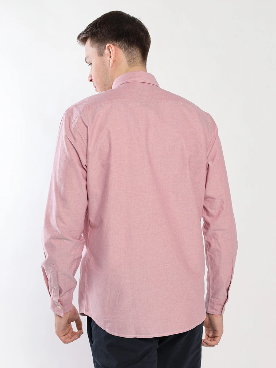 Рубашка розового цвета из натурального хлопка